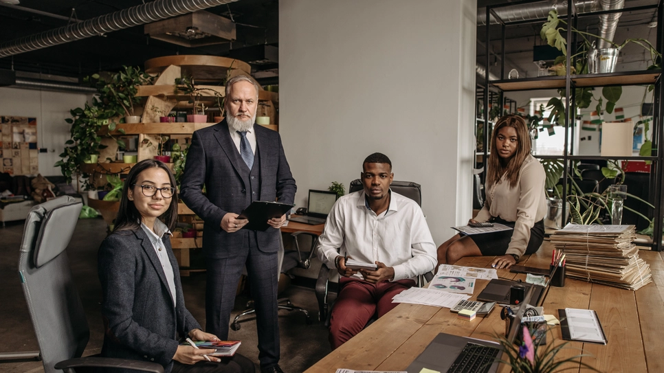 A diverse team of South African accountants