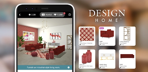 Screenshot of the Design home app.