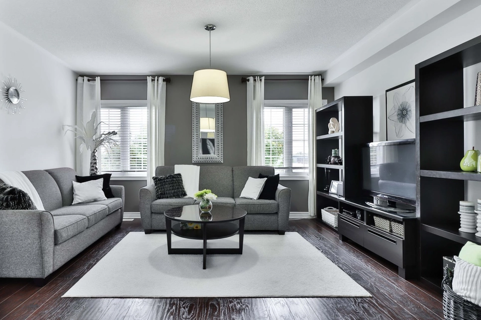 Incorporate lighter and darker shades of the main colour in the furniture and surroundings.