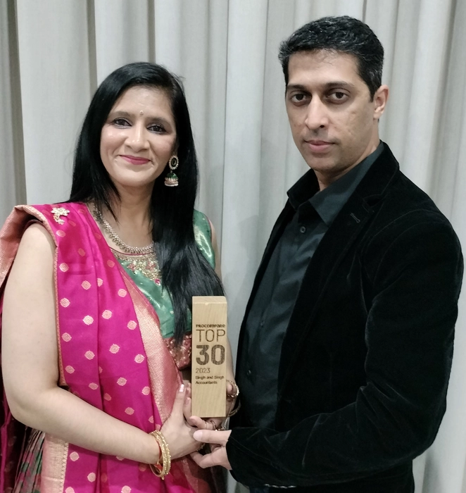 Singh & Singh Accountants with the Procompare Top 30 award.