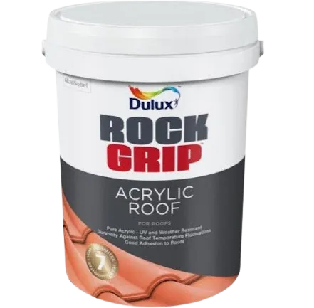 Acrylic paint specifically designed for roofs with granular tiles.