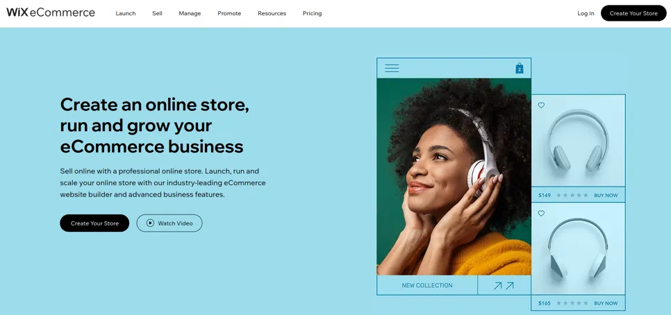 Wixecommerce website